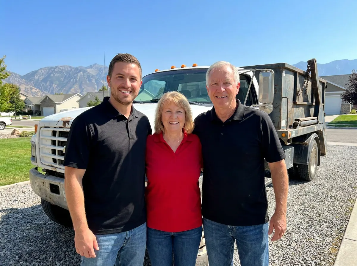 Toss It Dumpster Rental dumpster rental team in Salt Lake City, UT